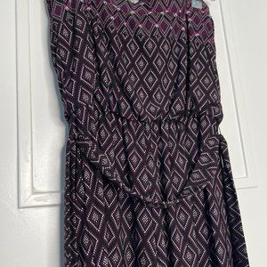 WHBM Strapless Romper w/ Pockets